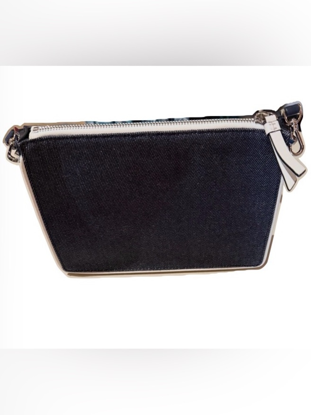 kate spade Blue Denim and White Two-Tone Crossbody - New w/o Tags - Adorable! - Picture 2 of 4